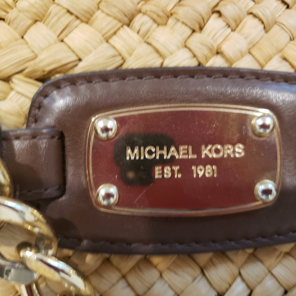 Michael Kors straw tote - Picture 4 of 6